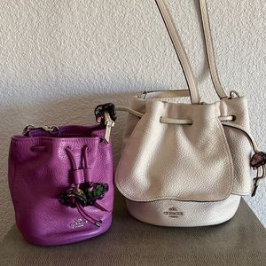COACH drawstring purse/wristlet!!